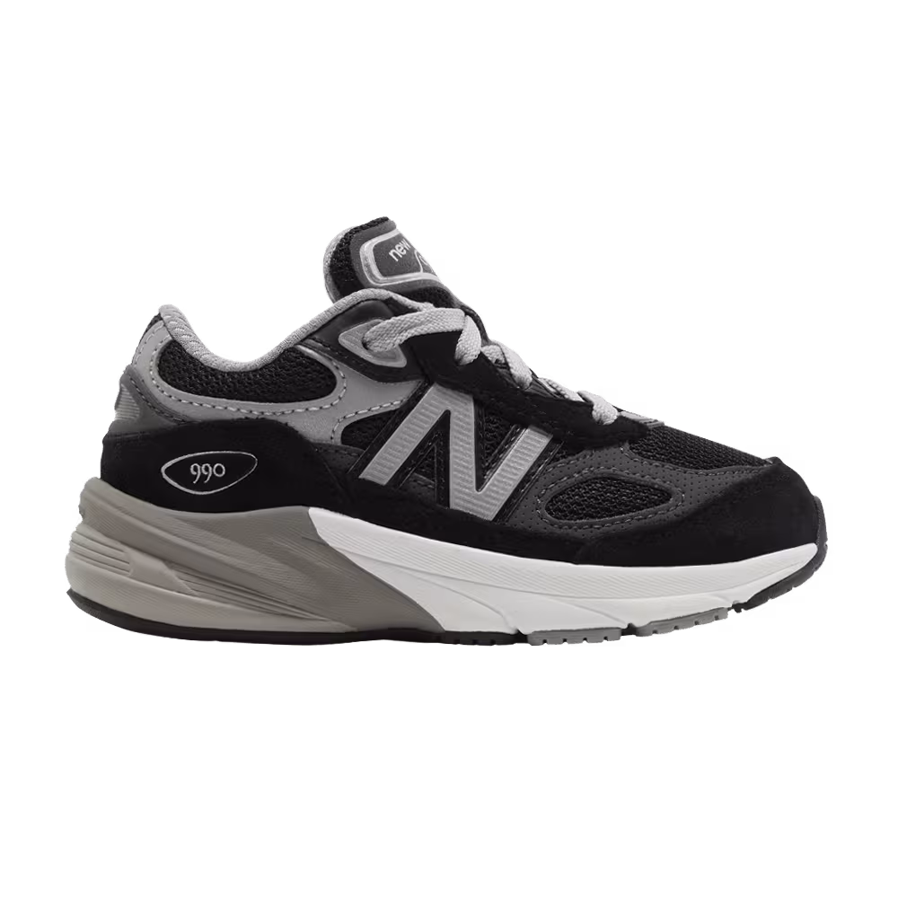 New Balance 990v6 Toddler Black Silver