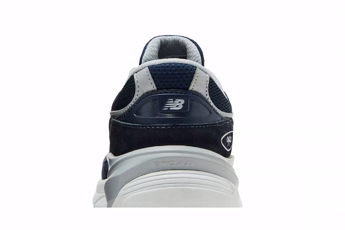 New Balance 990v6 Big Kid Navy, view 8