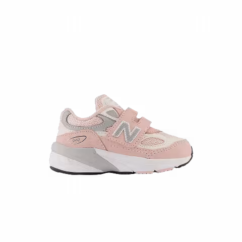 New Balance 990v6 Hook & Loop Toddler Wide 'Pink Haze'