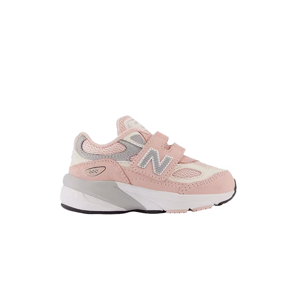 New Balance 990v6 Hook & Loop Toddler Wide Pink Haze