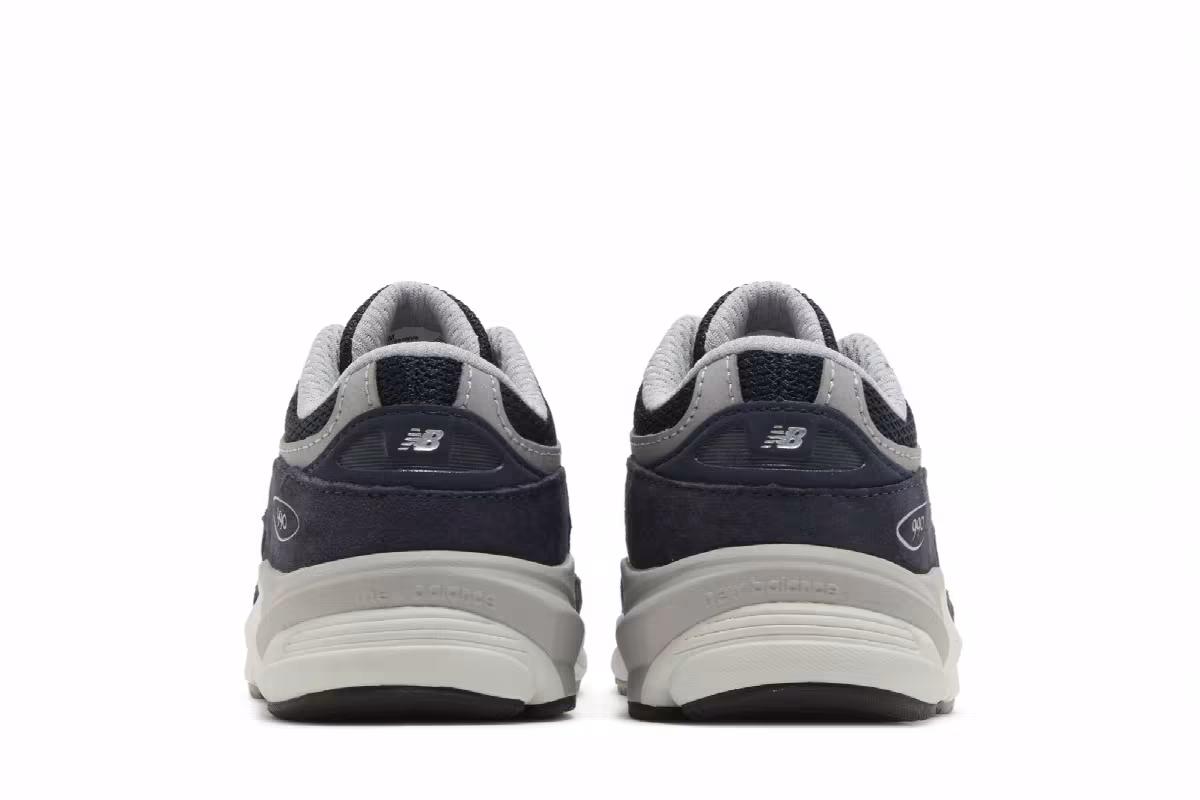 New Balance 990v6 Toddler Navy, view 7