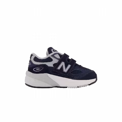 New Balance 990v6 Hook & Loop Toddler Wide 'Navy'