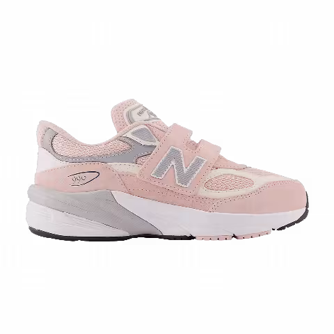 New Balance 990v6 Hook & Loop Little Kid Wide 'Pink Haze'