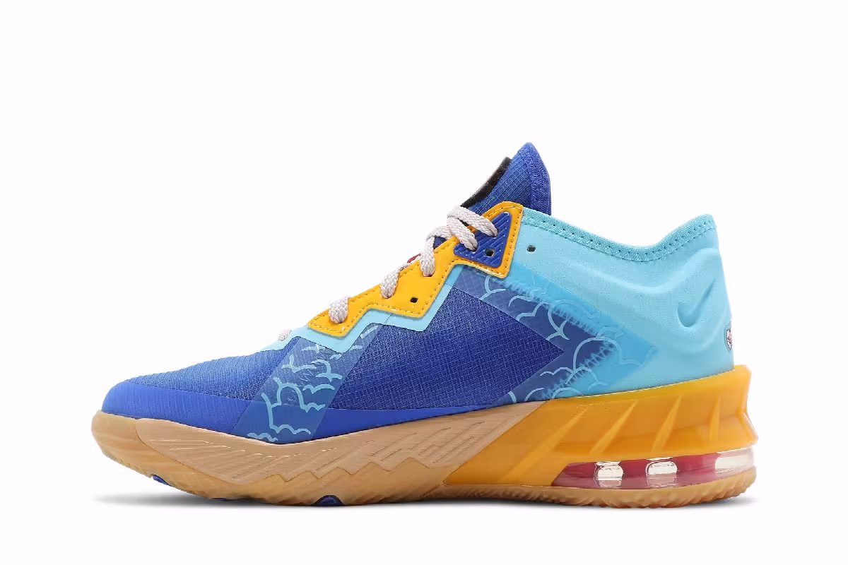 Space Jam x LeBron 18 Low GS Wile E. x Roadrunner, view 4