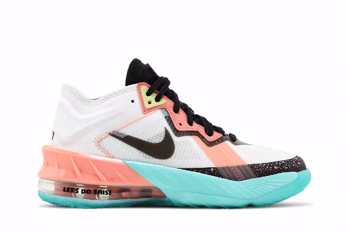 Space Jam x Nike LeBron 18 Low GS Lola Bunny, view 2