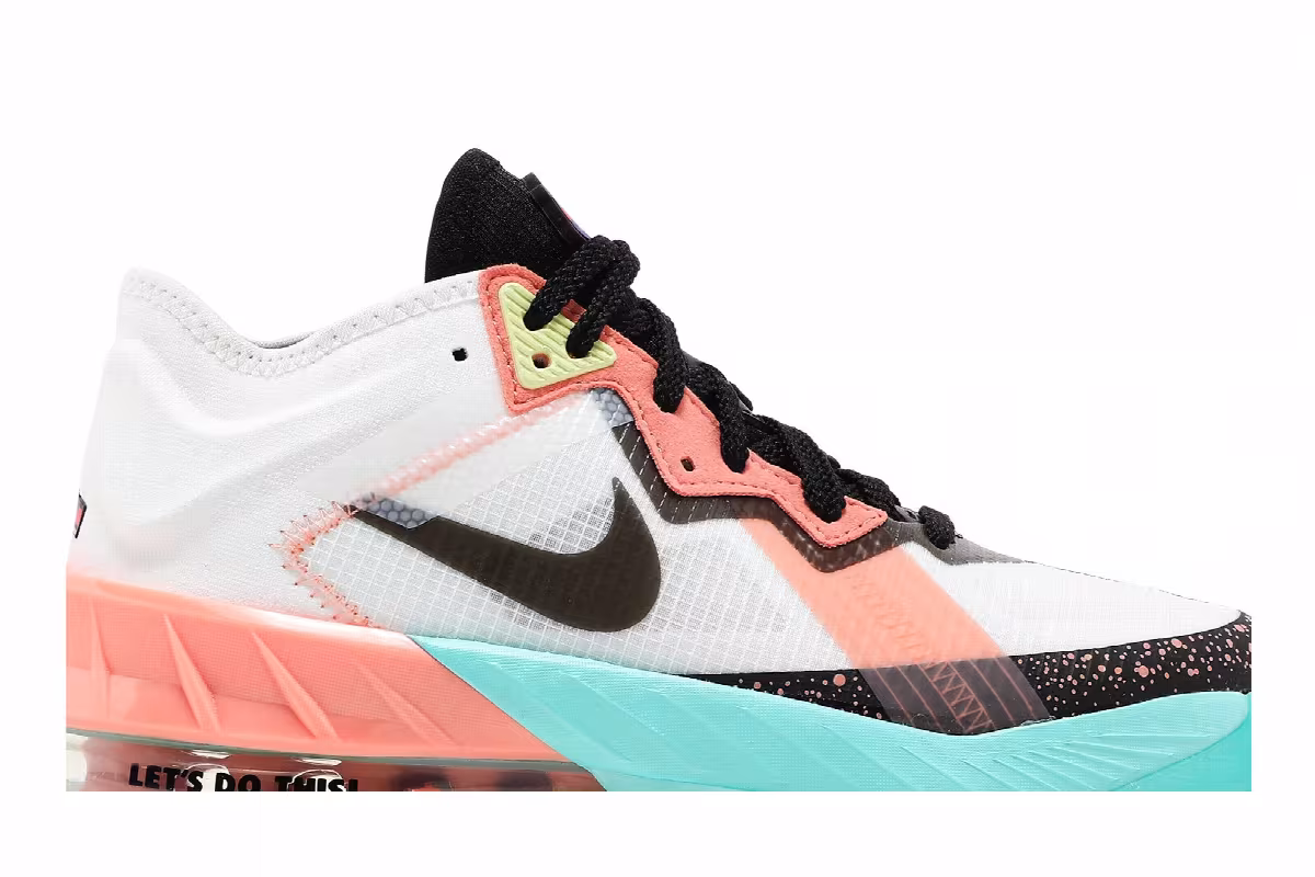 Space Jam x Nike LeBron 18 Low GS Lola Bunny, view 3