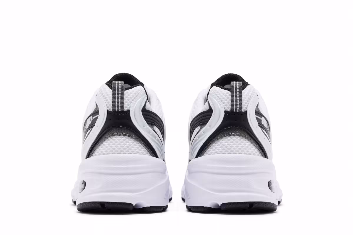 New Balance 530 White Silver Metallic, view 7