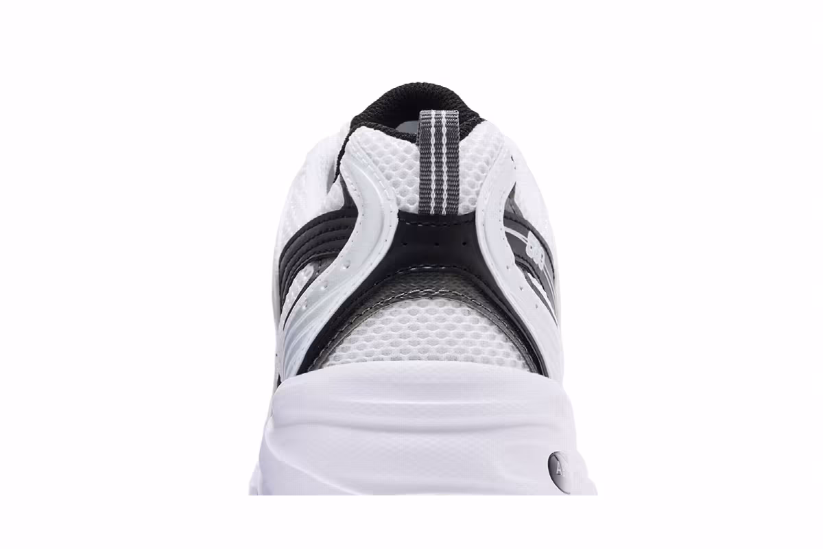 New Balance 530 White Silver Metallic, view 8