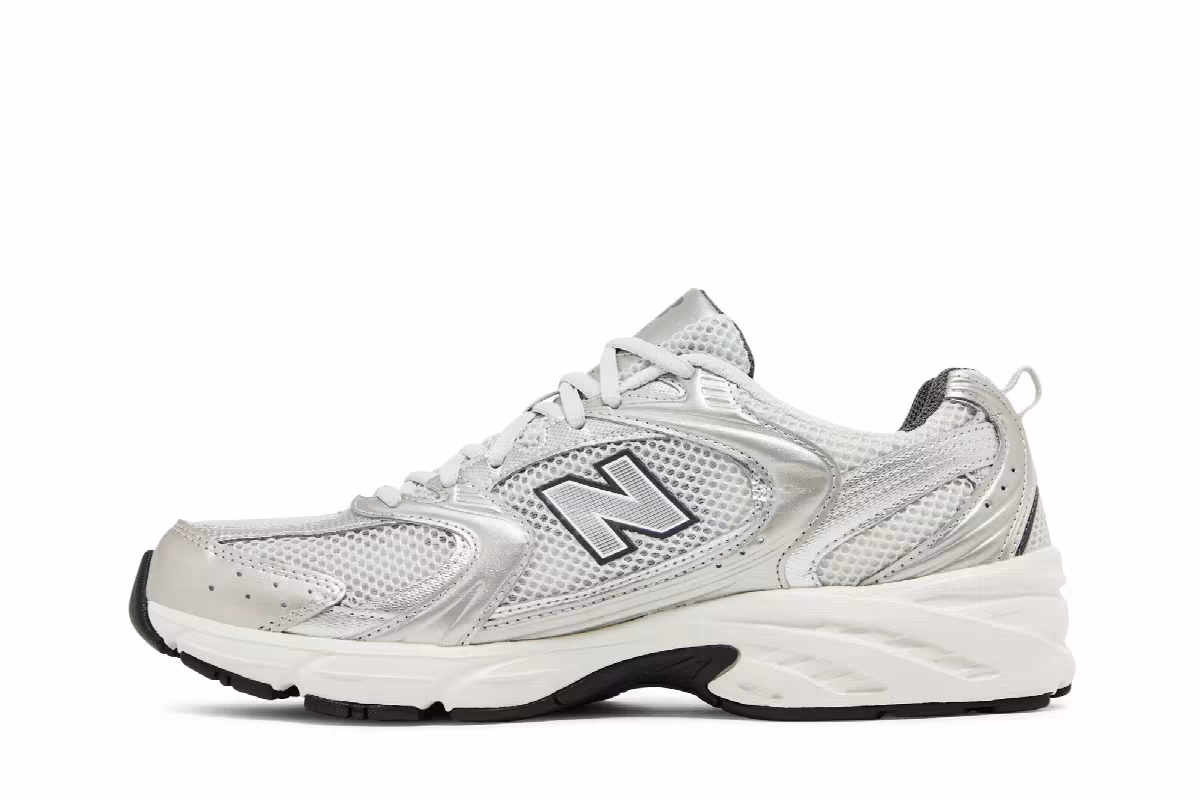 New Balance 530 Grey Matter Silver Metallic, view 4