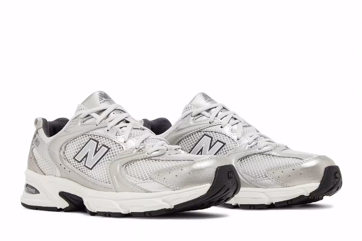 New Balance 530 Grey Matter Silver Metallic, view 9