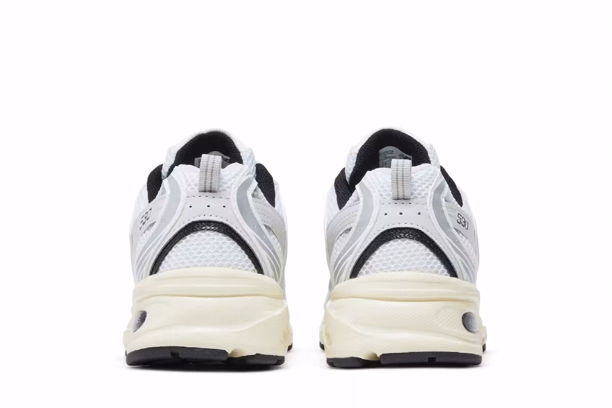 New Balance 530 White Metallic Silver, view 7