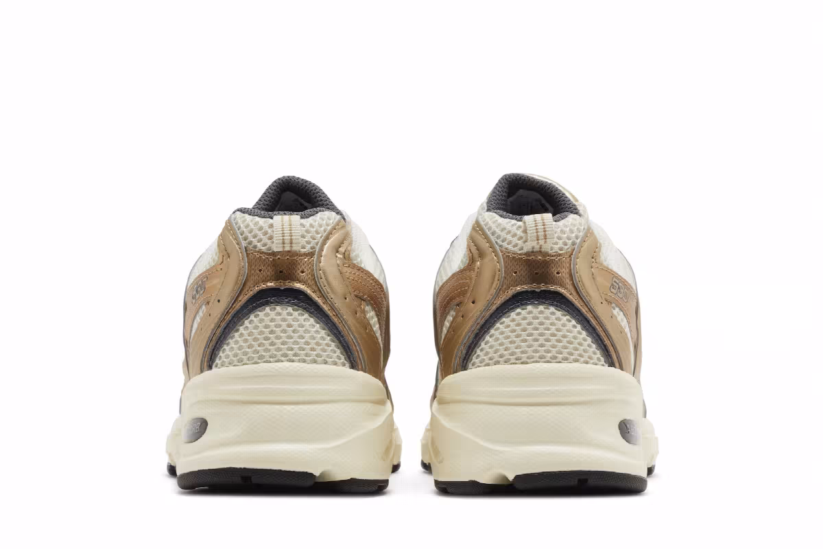 New Balance 530 Turtledove Gold Metallic, view 7