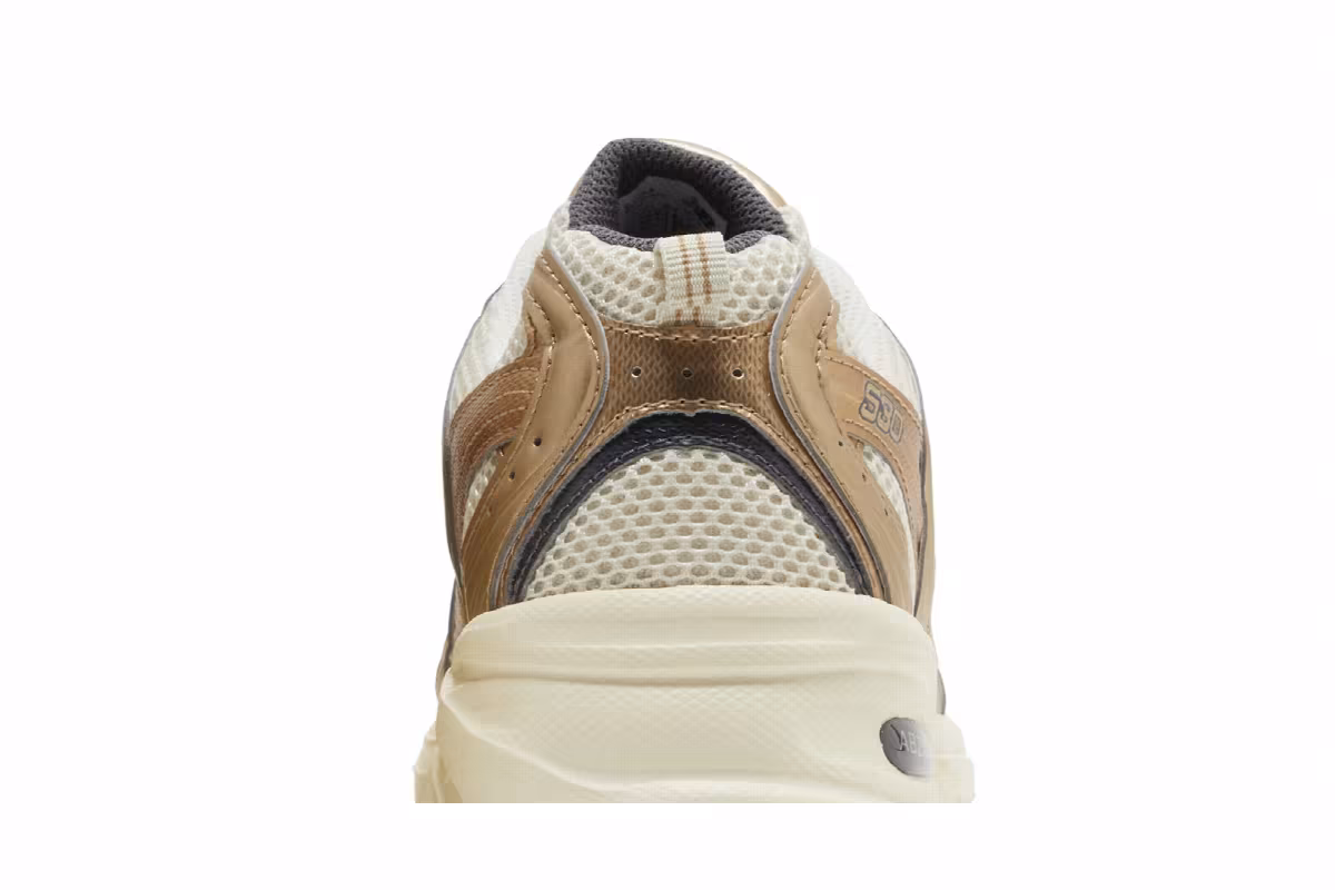 New Balance 530 Turtledove Gold Metallic, view 8