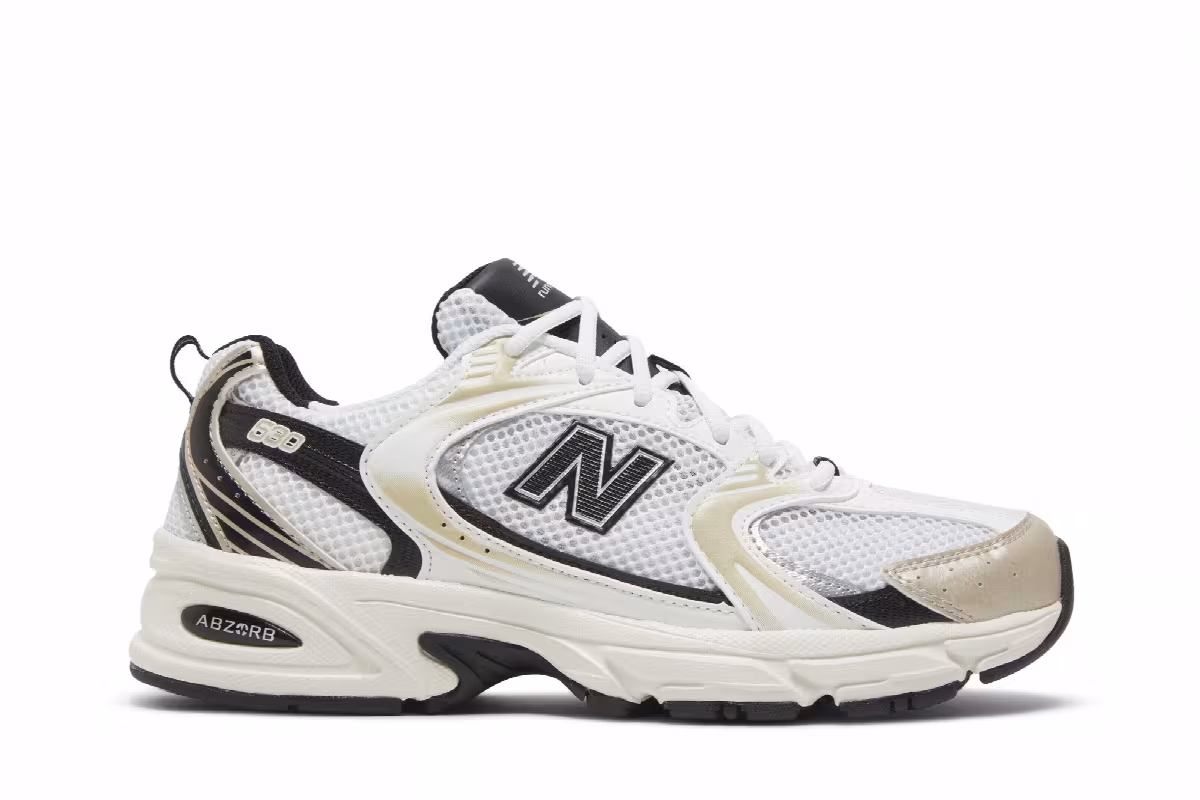 New Balance 530 White Light Gold, view 2