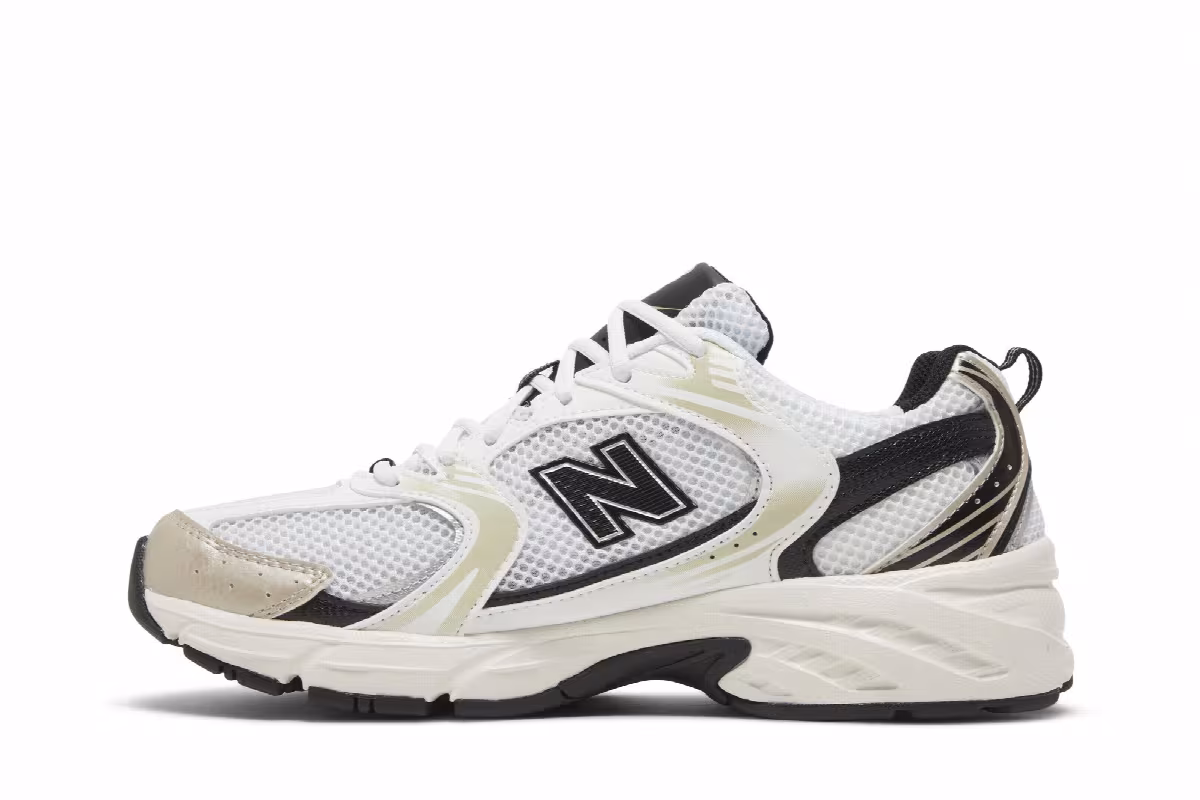 New Balance 530 White Light Gold, view 4