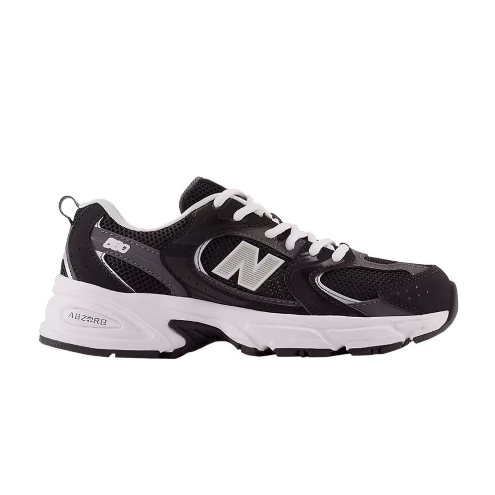 New Balance 530 Big Kid Black Silver