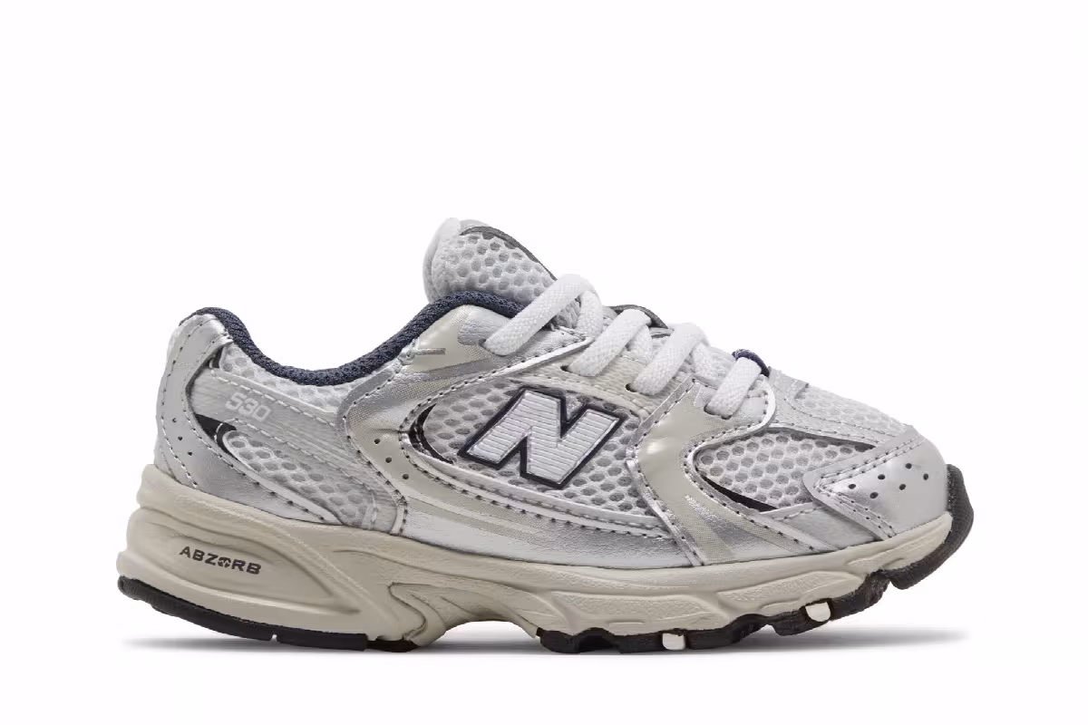 New Balance 530 Bungee Toddler Summer Fog Navy, view 2
