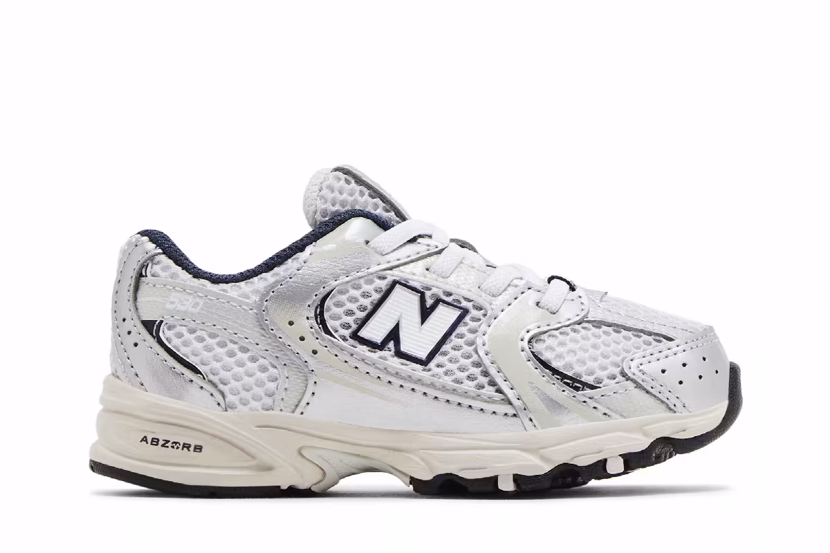 New Balance 530 Bungee Toddler Wide Summer Fog Navy, view 2