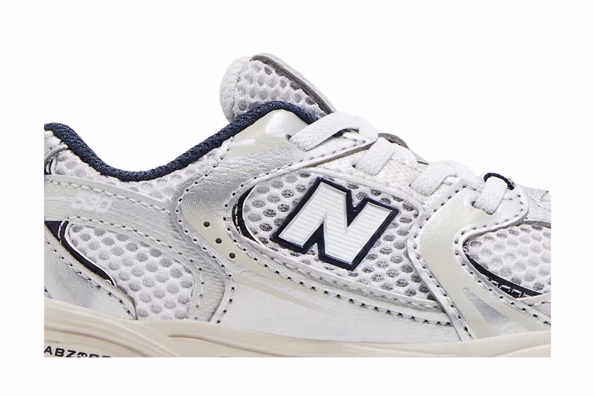 New Balance 530 Bungee Toddler Wide Summer Fog Navy, view 3