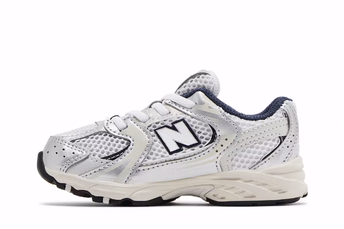 New Balance 530 Bungee Toddler Wide Summer Fog Navy, view 4