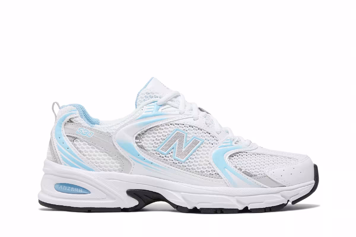 New Balance 530 White Blue Haze, view 2