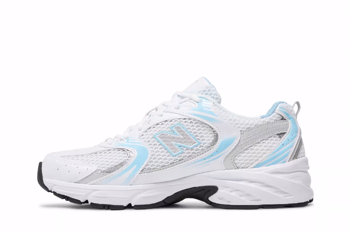 New Balance 530 White Blue Haze, view 4