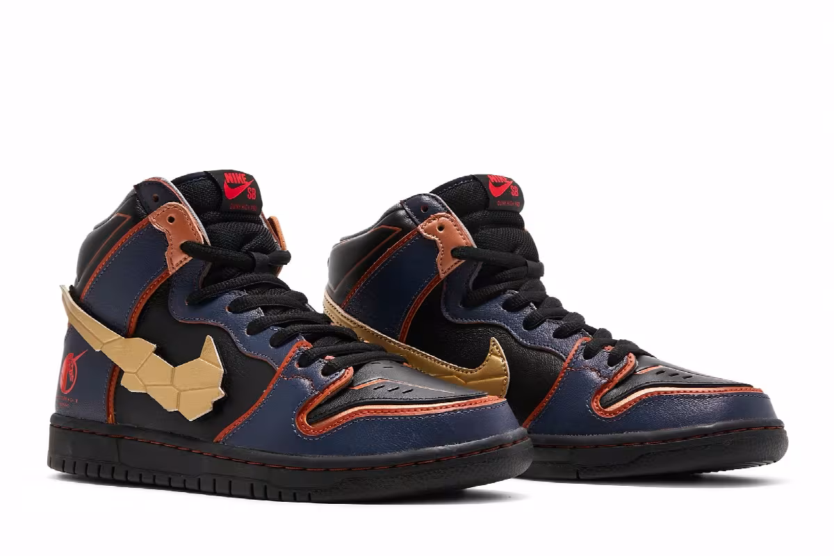 Gundam x Nike Dunk High SB Project Unicorn - Banshee Norn, view 9