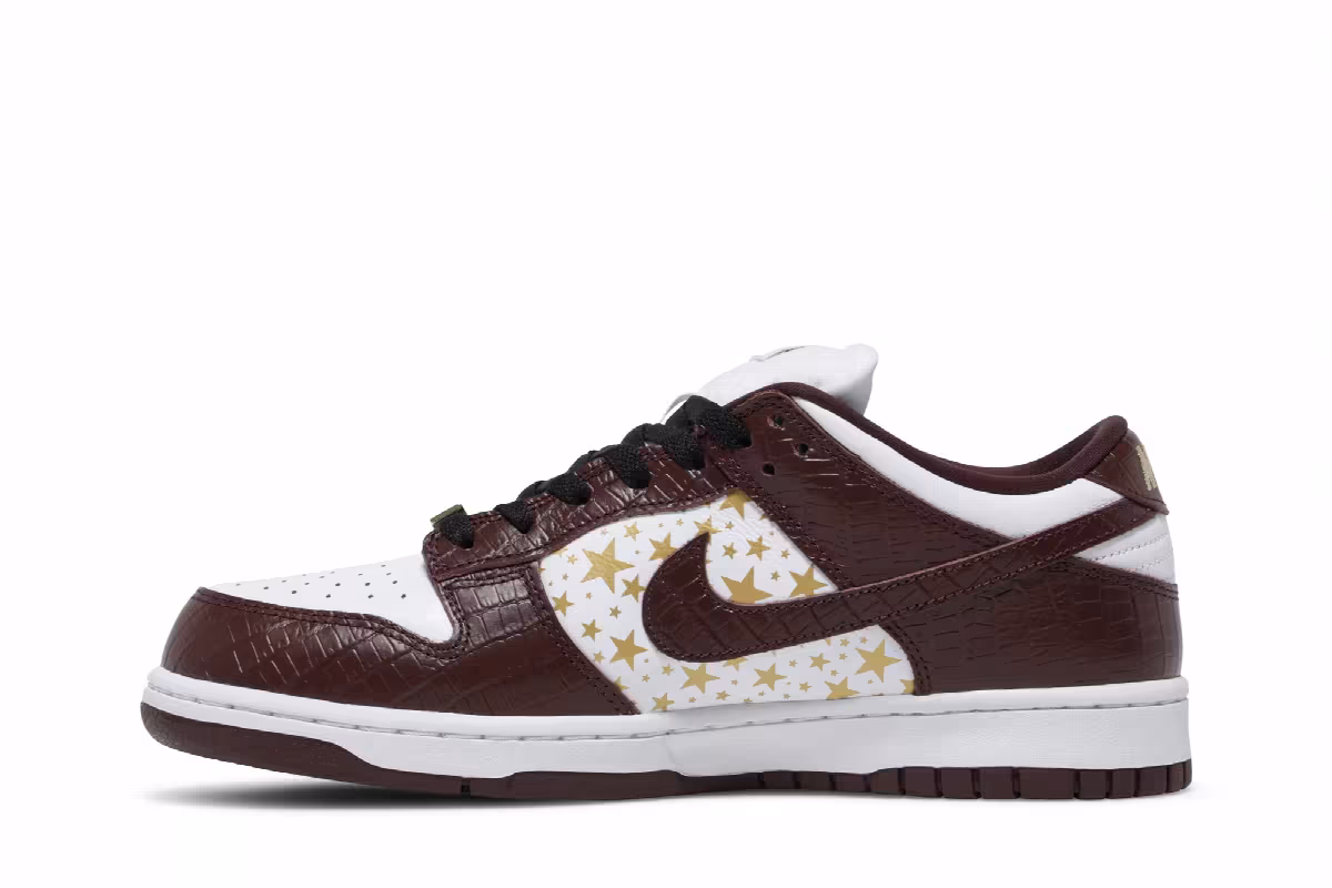 Supreme x Nike Dunk Low OG SB QS Barkroot Brown, view 4