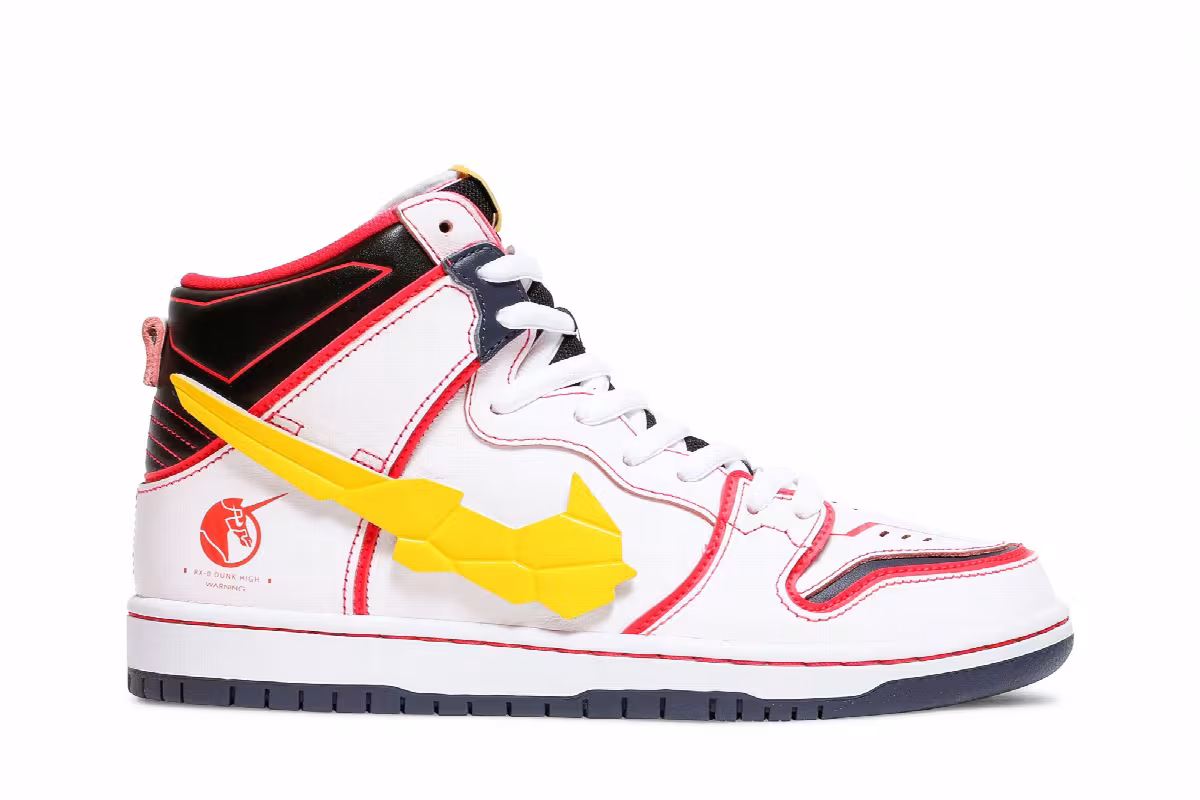 Gundam x Nike Dunk High SB Project Unicorn - RX-0, view 2