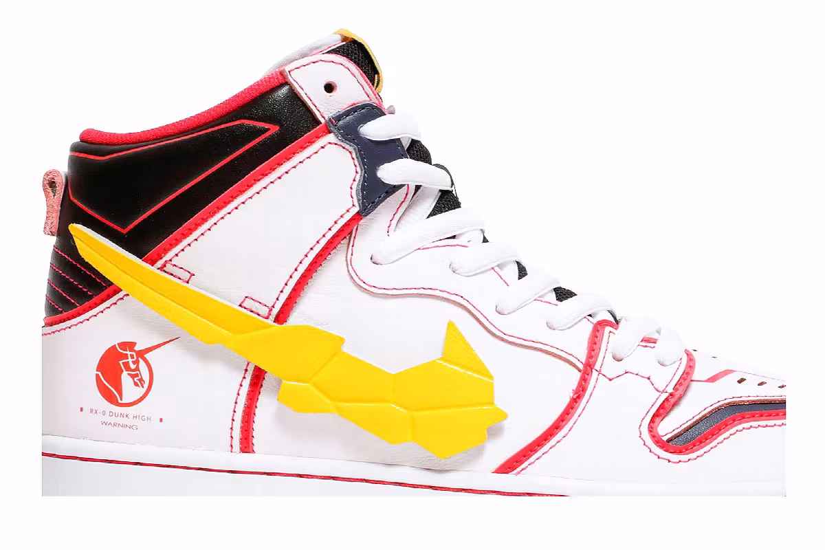Gundam x Nike Dunk High SB Project Unicorn - RX-0, view 3