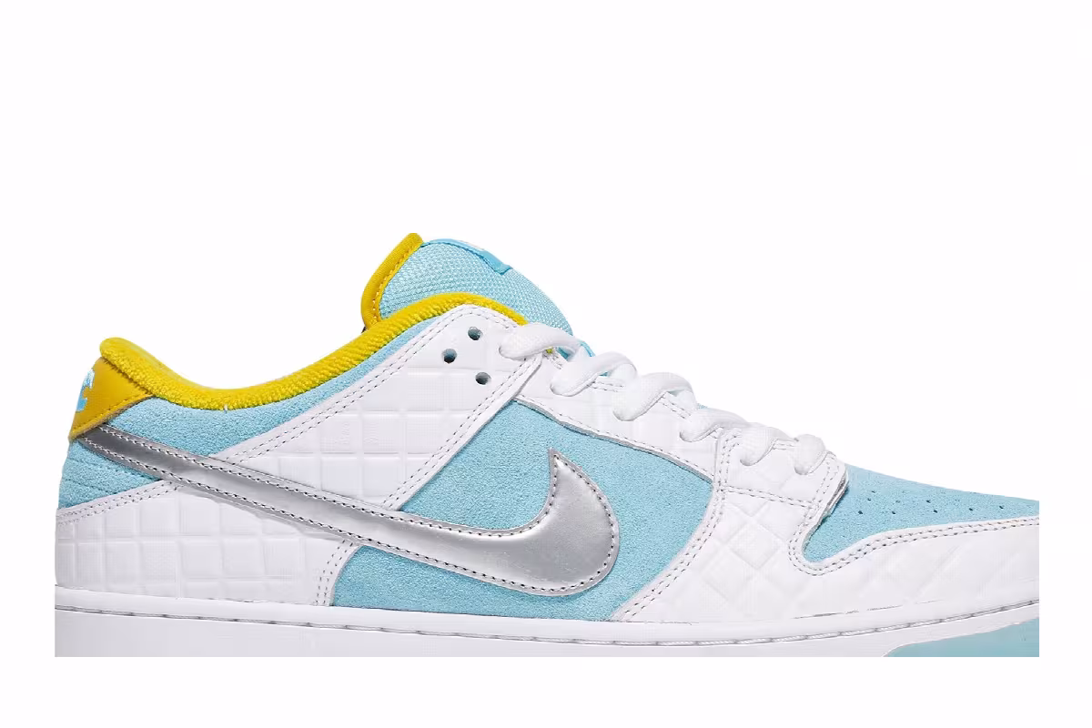FTC x Nike Dunk Low SB Lagoon Pulse, view 3