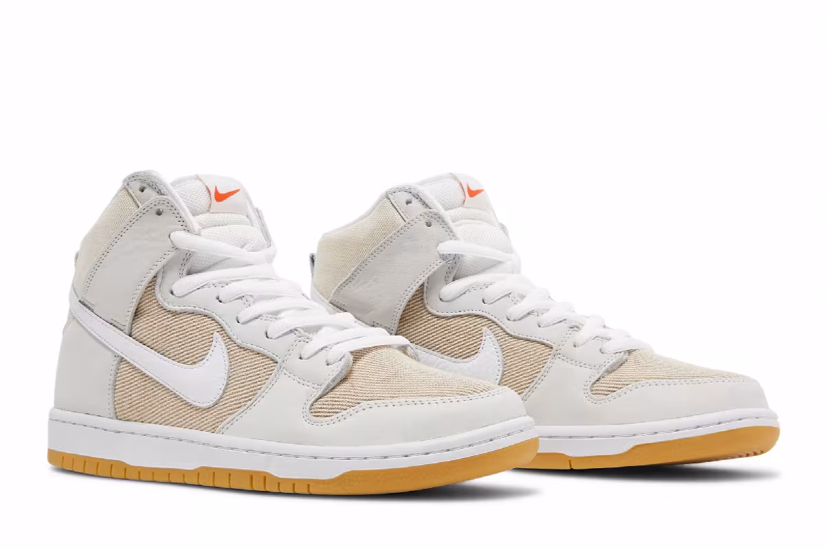 Nike Dunk High Pro ISO SB Unbleached Pack - Natural, view 9