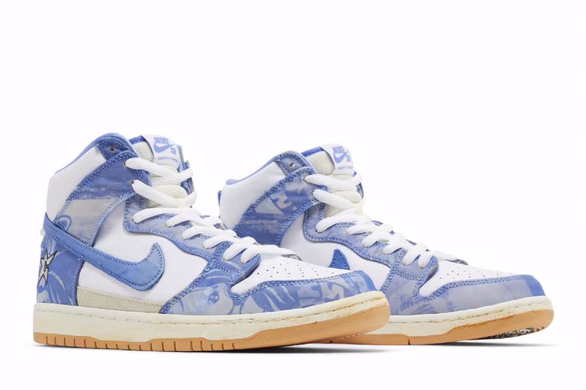 Carpet Company x Nike Dunk High SB Royal Pulse, view 9