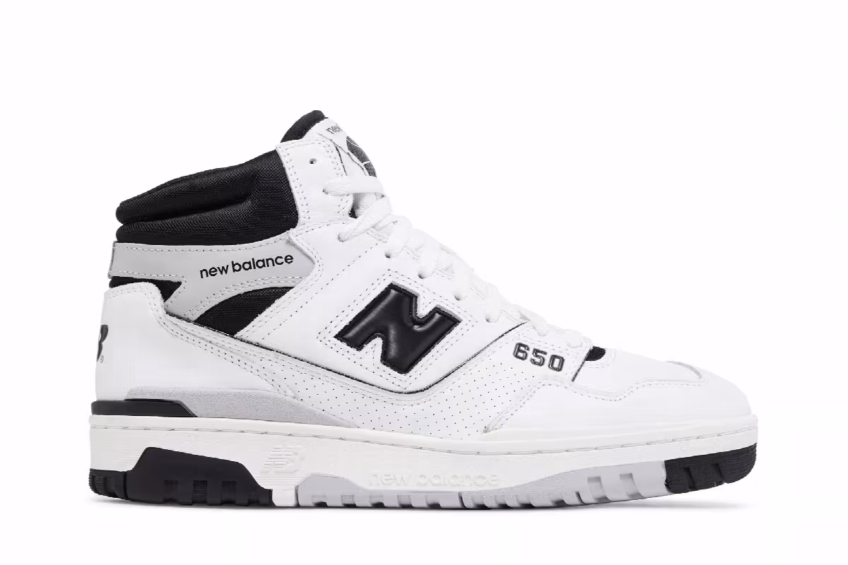 New Balance 650R White Black, view 2