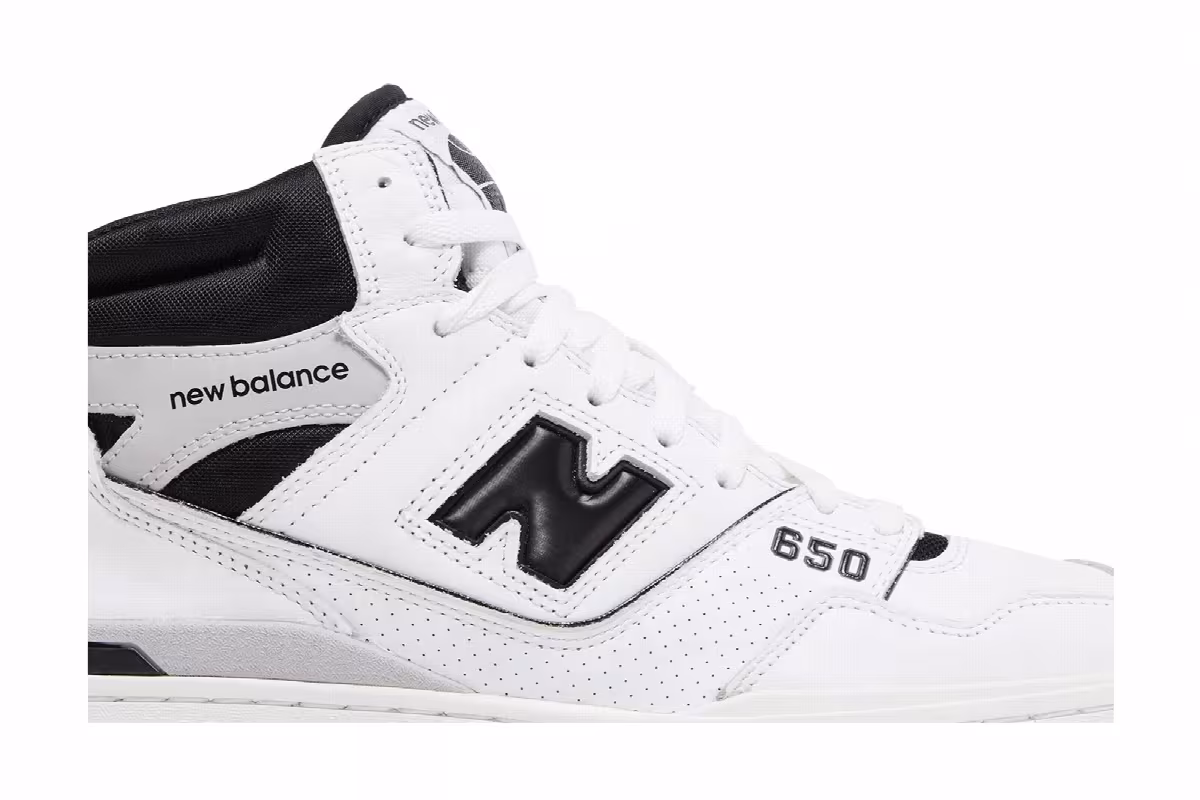 New Balance 650R White Black, view 3