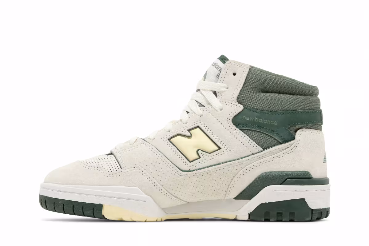 New Balance 650R Sea Salt Nightwatch Green, view 4
