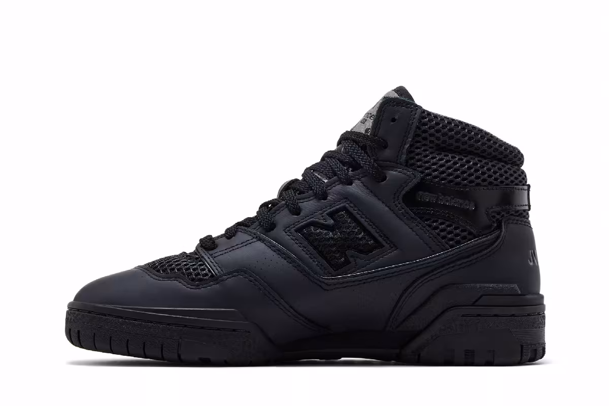 Junya Watanabe MAN x New Balance 650R Triple Black, view 4