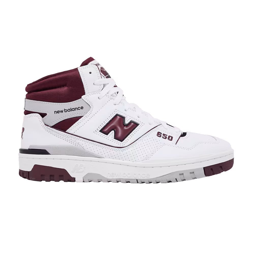 New Balance 650R White Burgundy