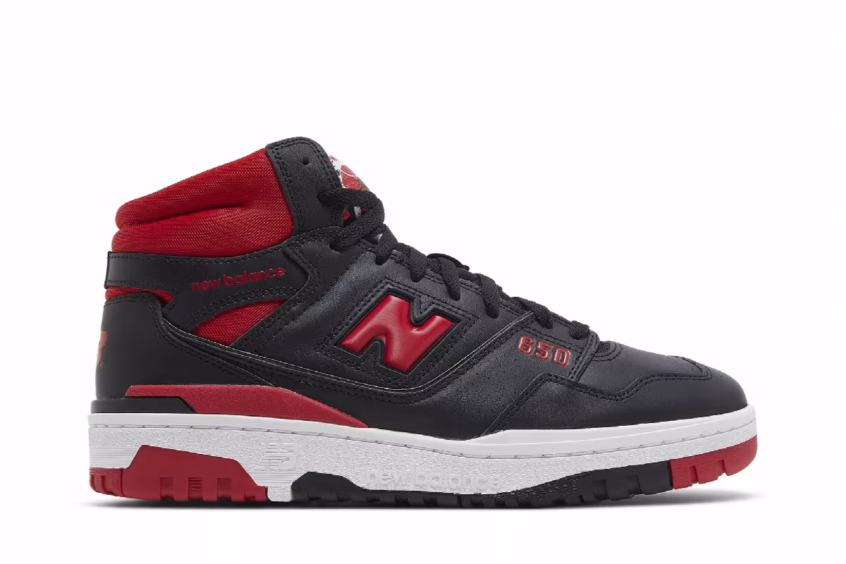 New Balance 650R Black Red, view 2