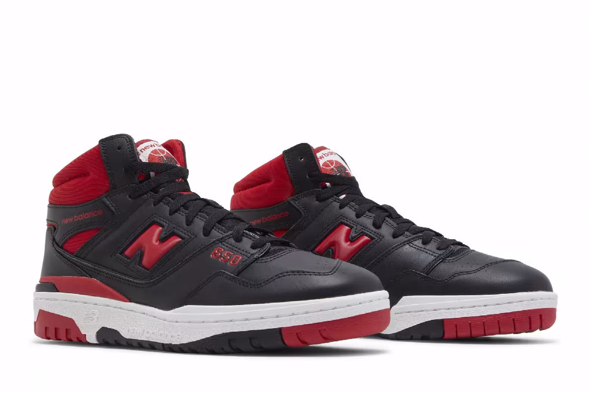New Balance 650R Black Red, view 9