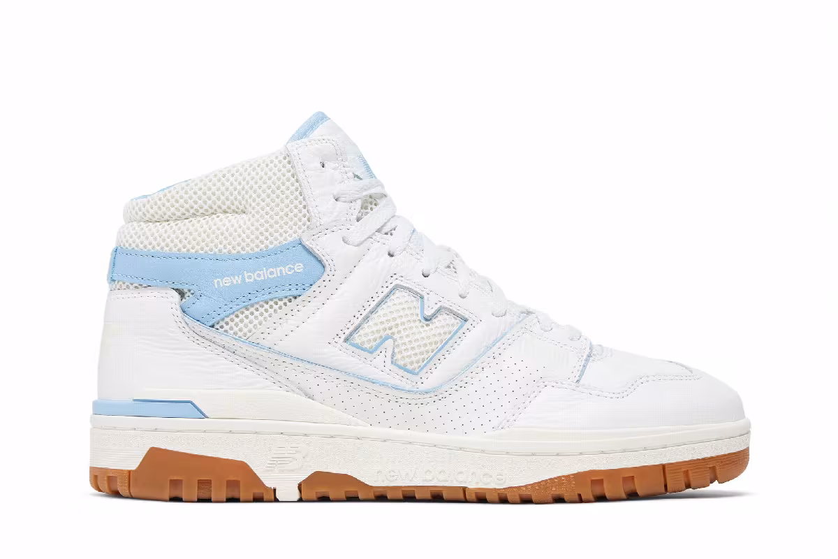 Aimé Leon Dore x New Balance 650R White Blue Haze Gum, view 2