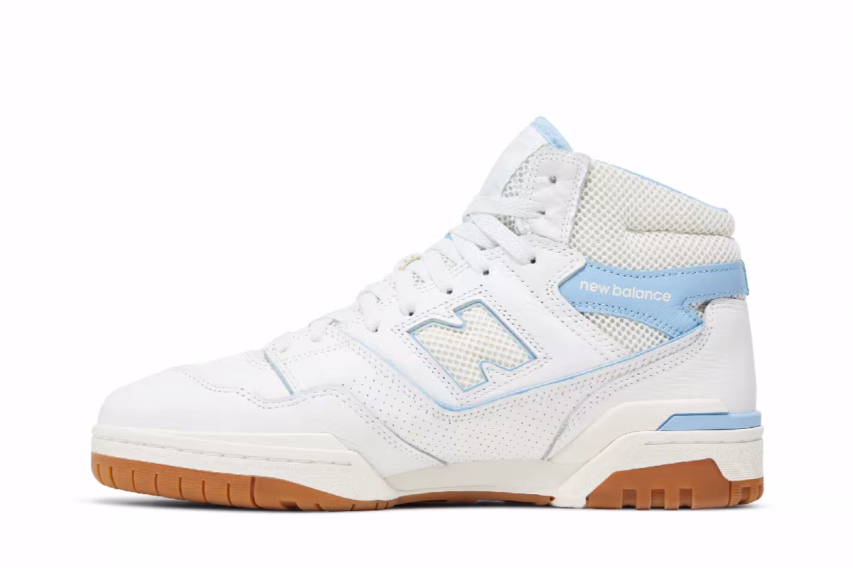 Aimé Leon Dore x New Balance 650R White Blue Haze Gum, view 4