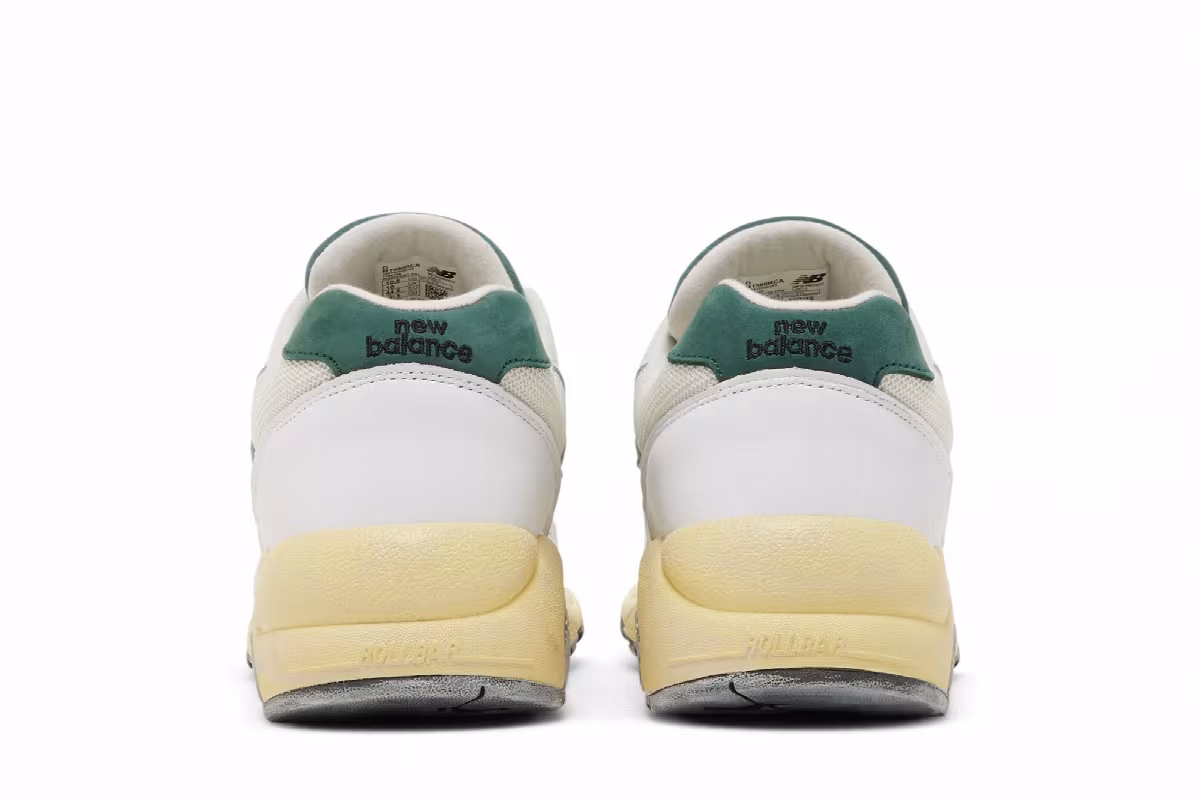 New Balance 580 White Nightwatch Green, view 7