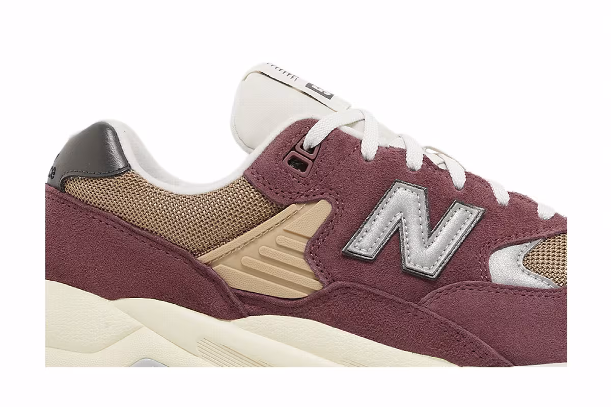 New Balance 580 Washed Burgundy, view 3
