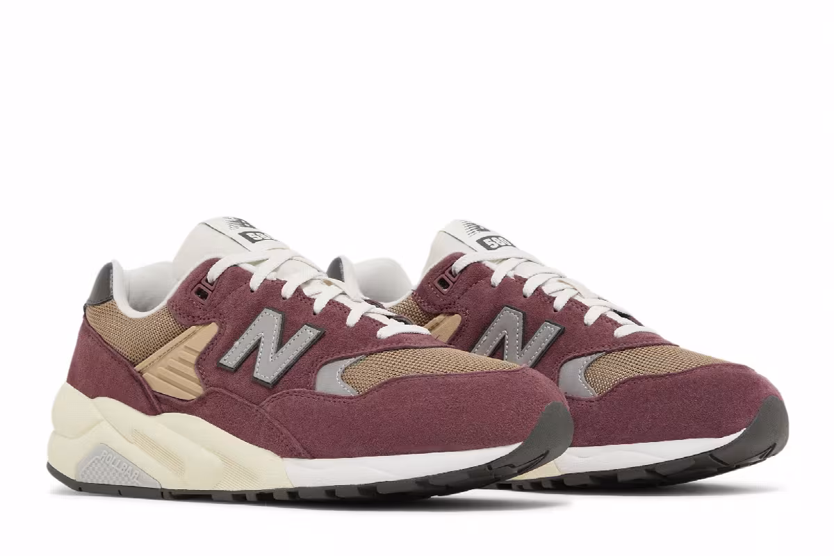 New Balance 580 Washed Burgundy, view 9