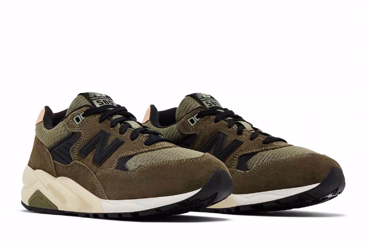 New Balance 580 Dark Olivine, view 9