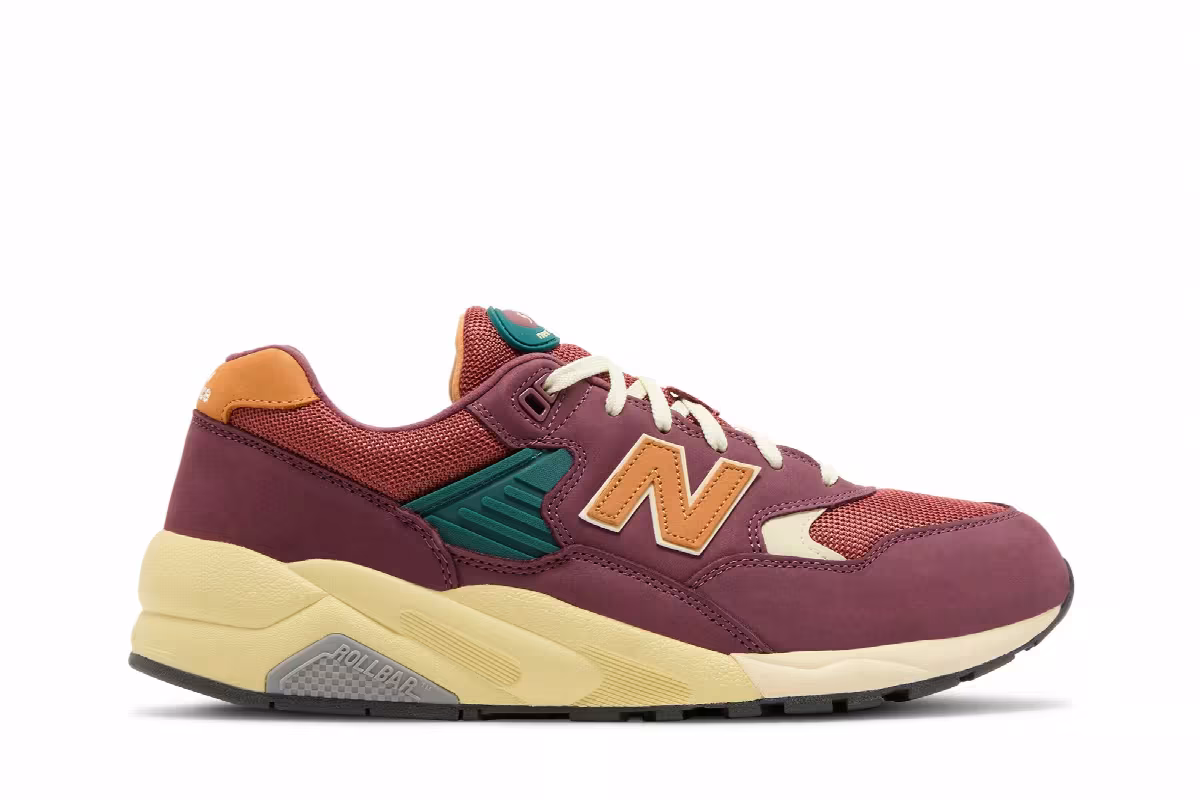 New Balance 580 Washed Burgundy, view 2