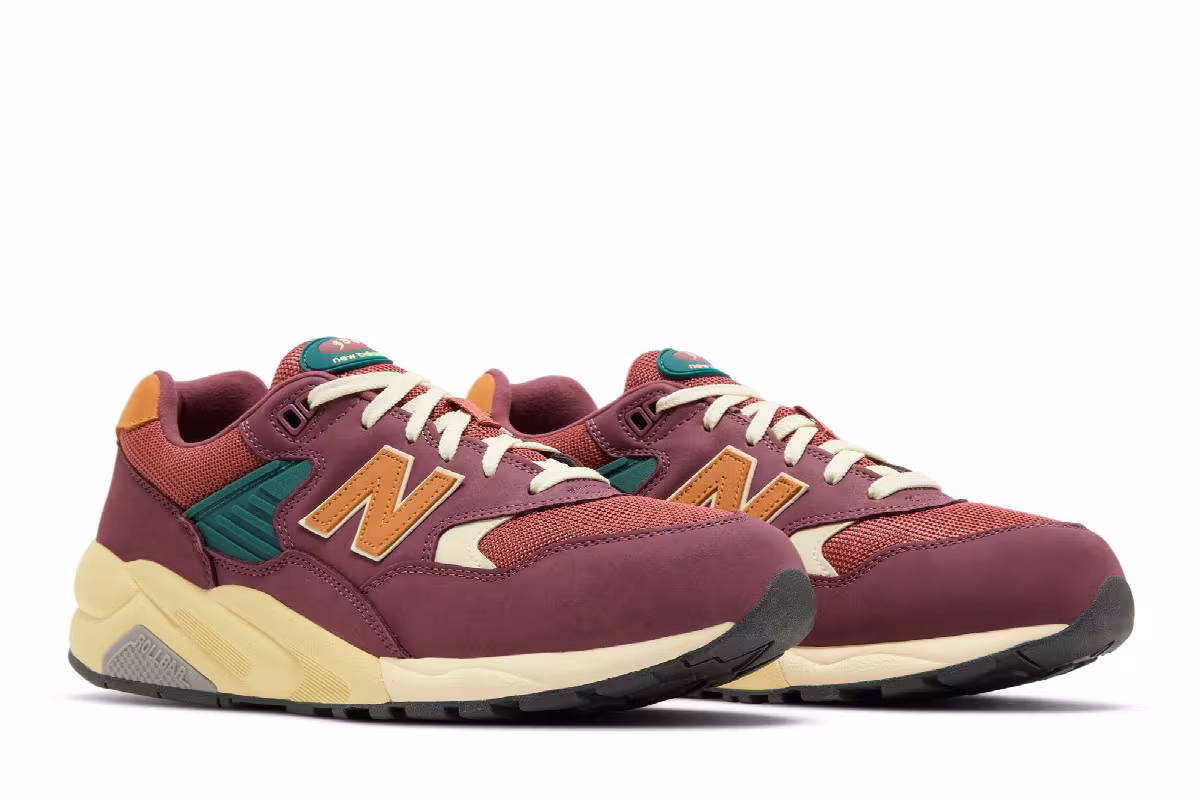 New Balance 580 Washed Burgundy, view 9