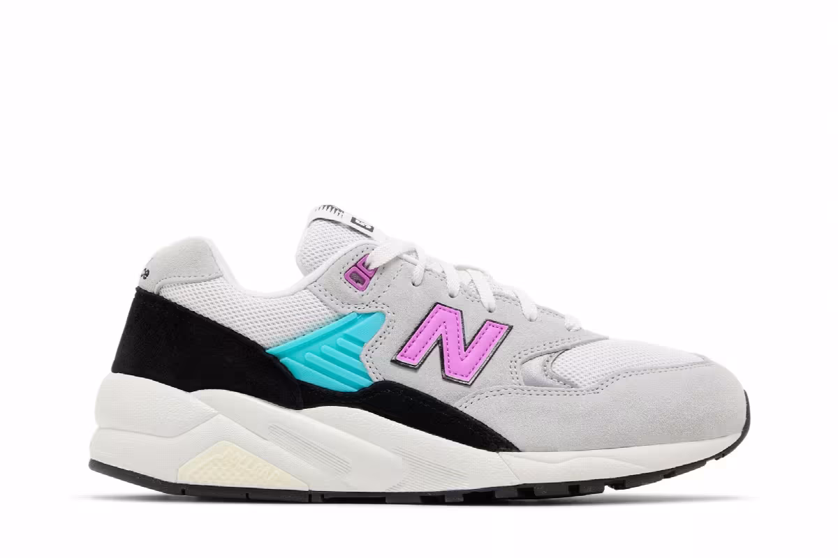 New Balance 580 Raincloud Cosmic Rose, view 2