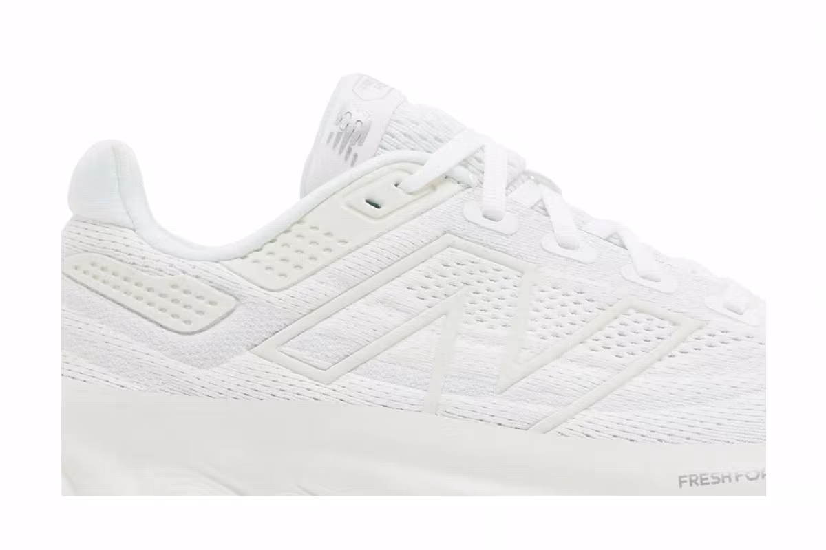 New Balance Women's Fresh Foam X 1080v13 Wide White Silver Metallic, view 3